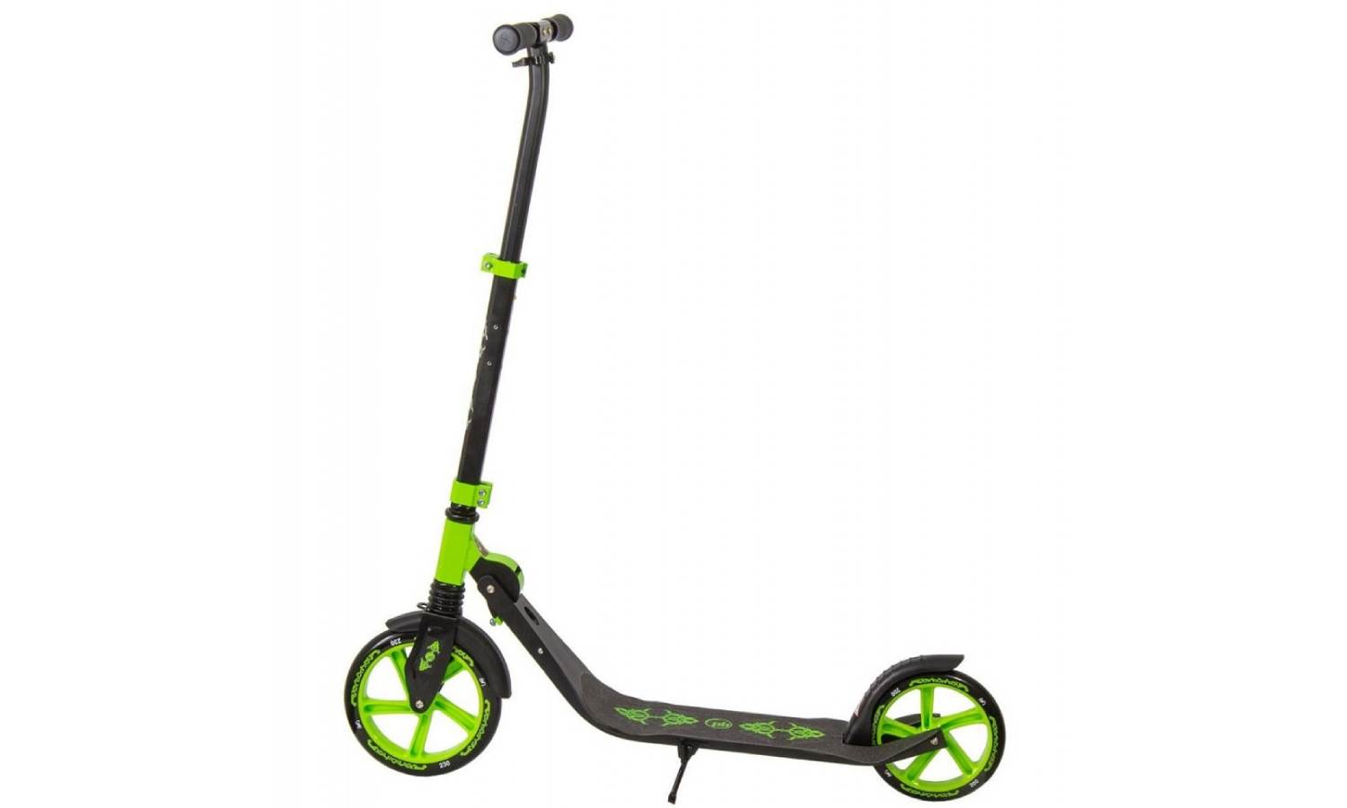 Самокат Enero PB  200мм чорно-зелений 4