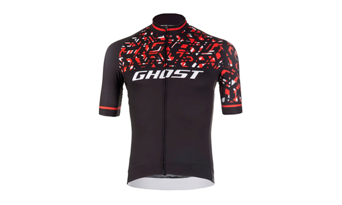 Фотографія Джерсі Ghost Racing Jersey Short, кор,рукав, чорно-червоний, розмір L