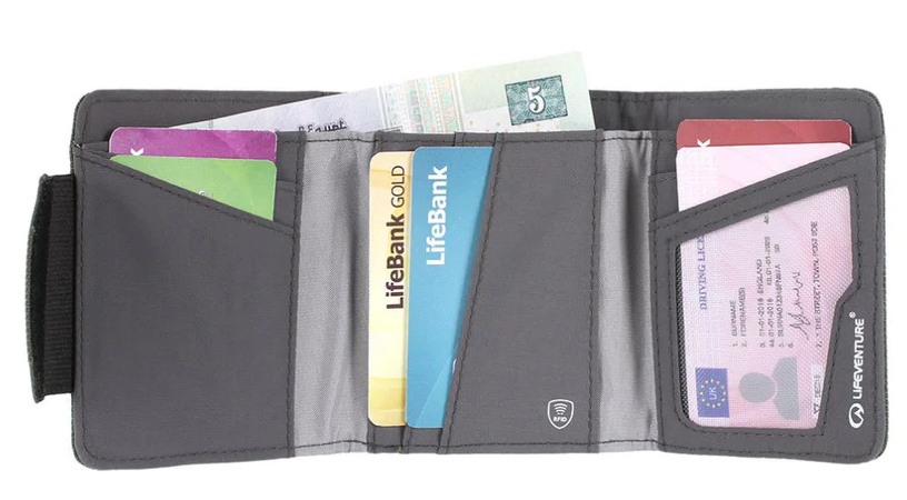 Кошелек Lifeventure Recycled RFID Wallet navy 4
