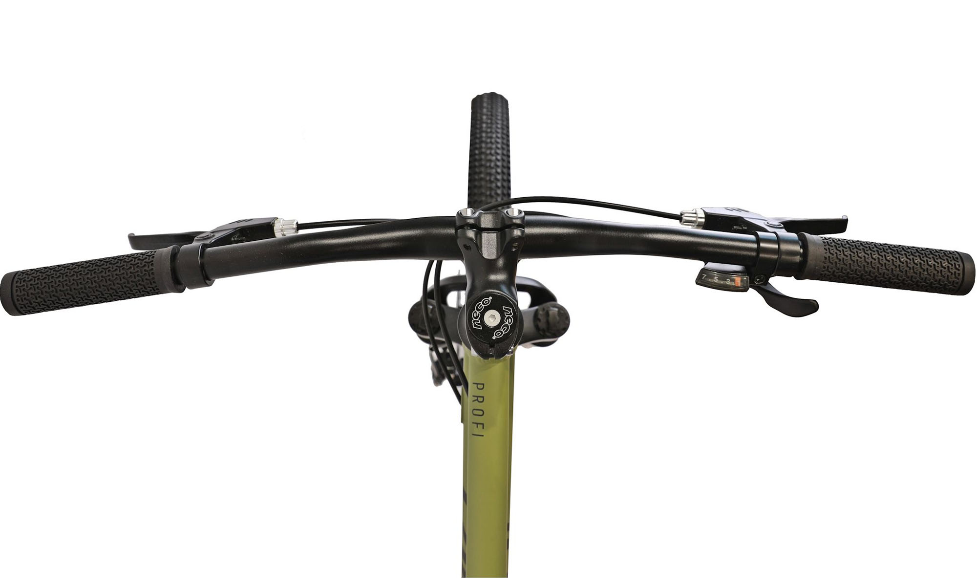 Велосипед KINETIC PROFI 26" размер S, рама 15", 2025, Зелено-серый 6