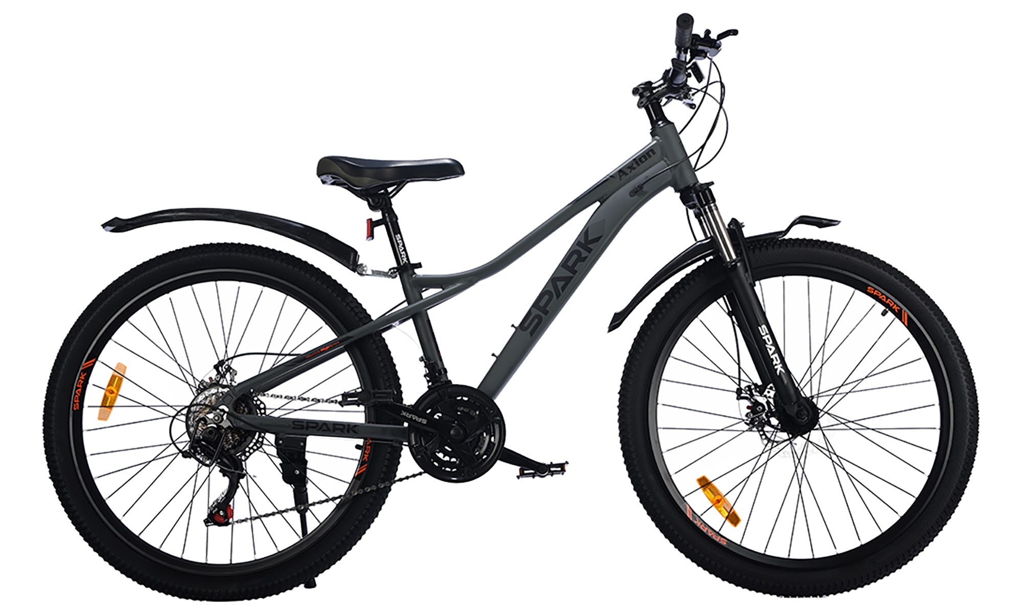Велосипед SPARK AXION 26", размер XS, рама 13", год 2025, графитовый Велосипед SPARK AXION 26", размер XS, рама 13", год 2025, графитовый