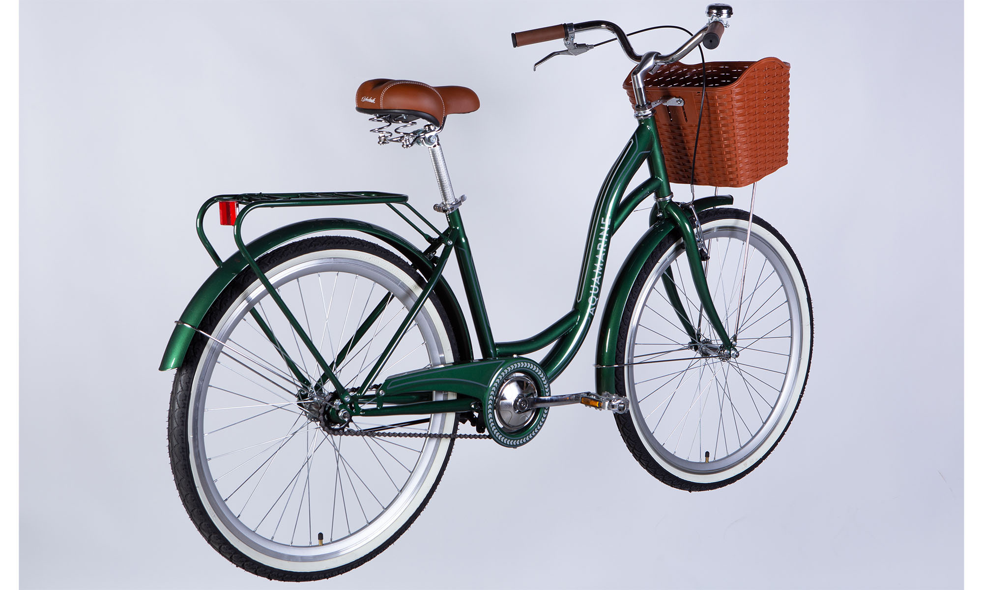 Фотография Велосипед Dorozhnik AQUAMARINE BH 26", размер M, рама-17", 2025, зеленый 4