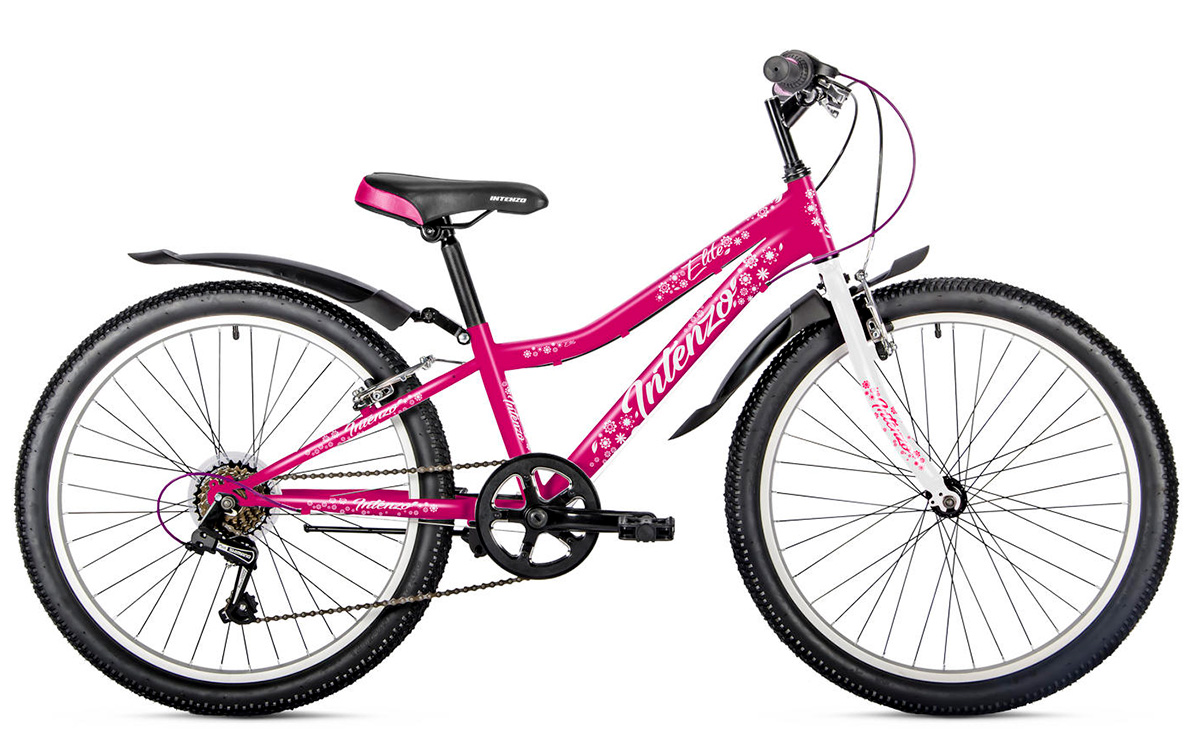 Велосипед Intenzo ELITE 24" V-brake (2021) 2021 Розовый