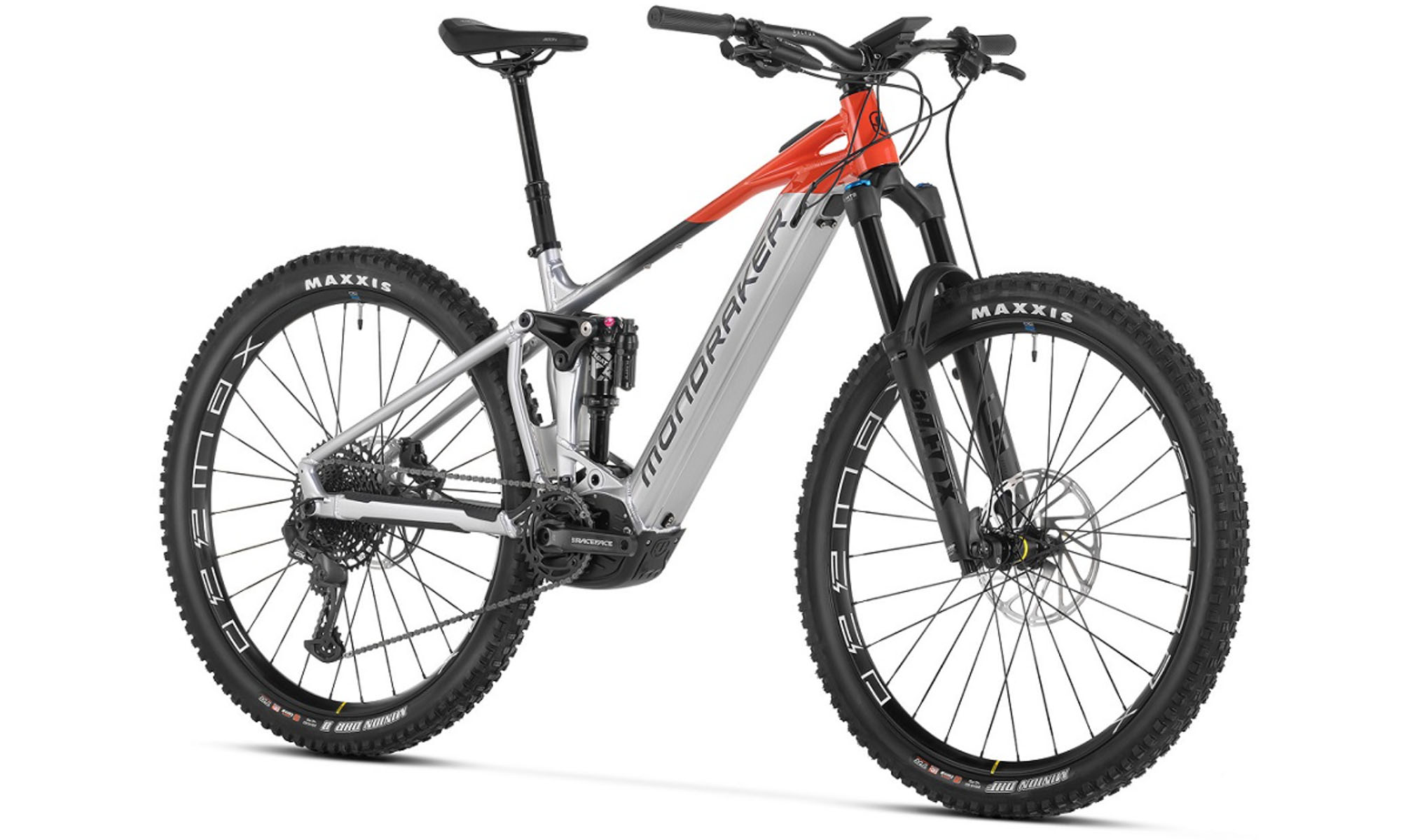 Mondraker Crafty R 29 Eltock Power School "160 мм, 750WH Bosch Performance CX Smart, розмір M, 2024, сріблястий-червоний 2