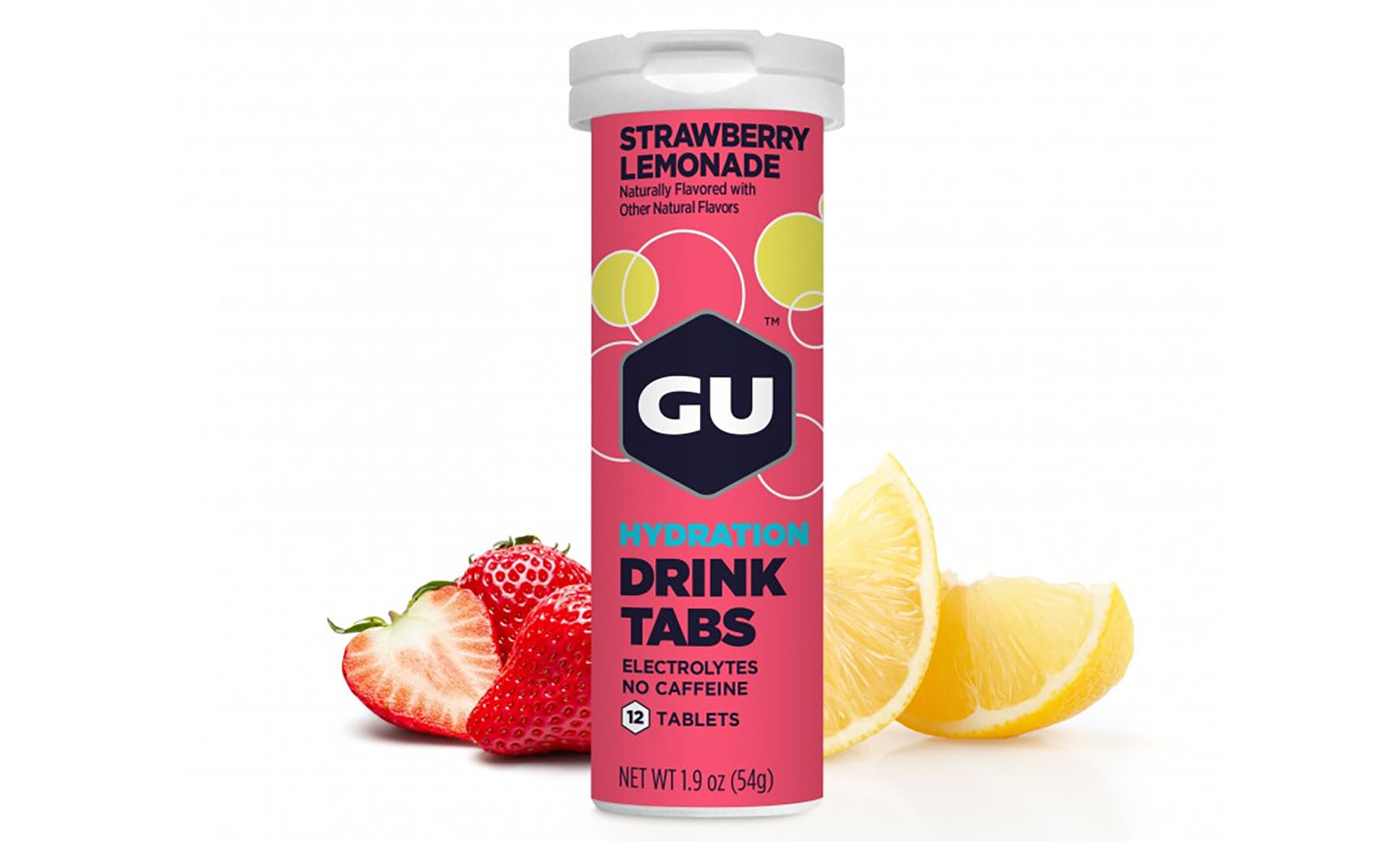 Фотография Изотонические таблетки GU Energy Strawberry Lemonade, 12 шт в тубе