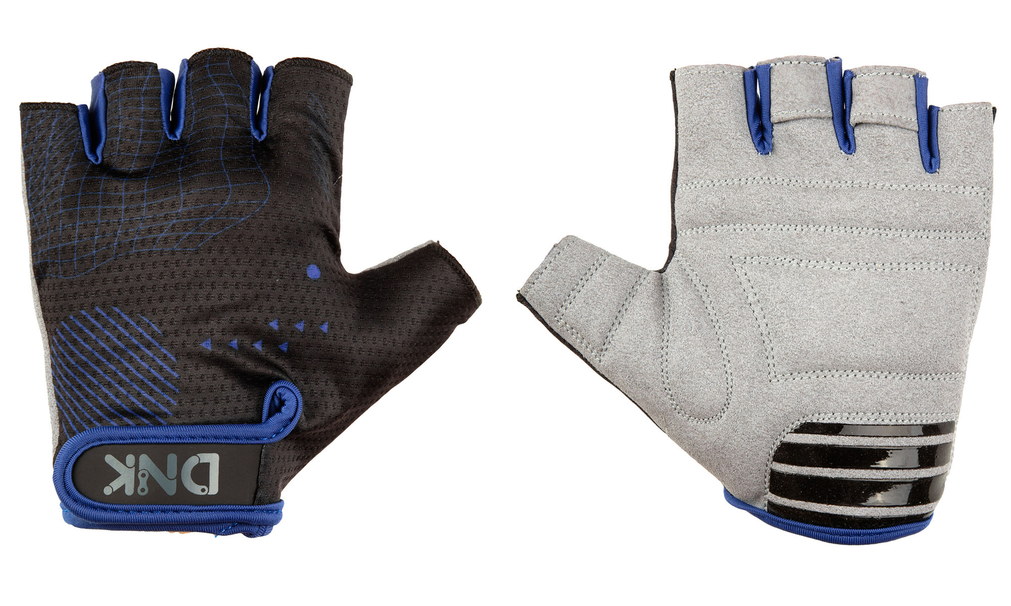 Перчатки DNK Hand, поролоновые вставки, цвет синий/черный, размер M Перчатки DNK Hand, поролоновые вставки, цвет синий/черный, размер M