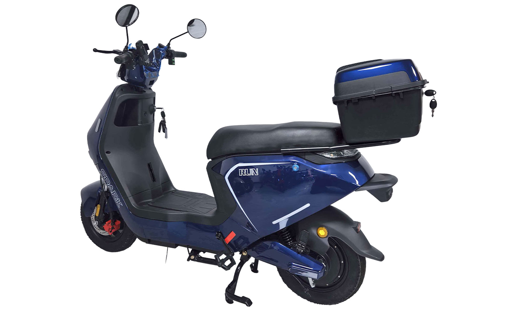 Велосипед з електромотором SPARK RUN 10", розмір 14", 60V/1000W/25Ah, рік 2026, синій 4 Велосипед з електромотором SPARK RUN 10", розмір 14", 60V/1000W/25Ah, рік 2026, синій 4