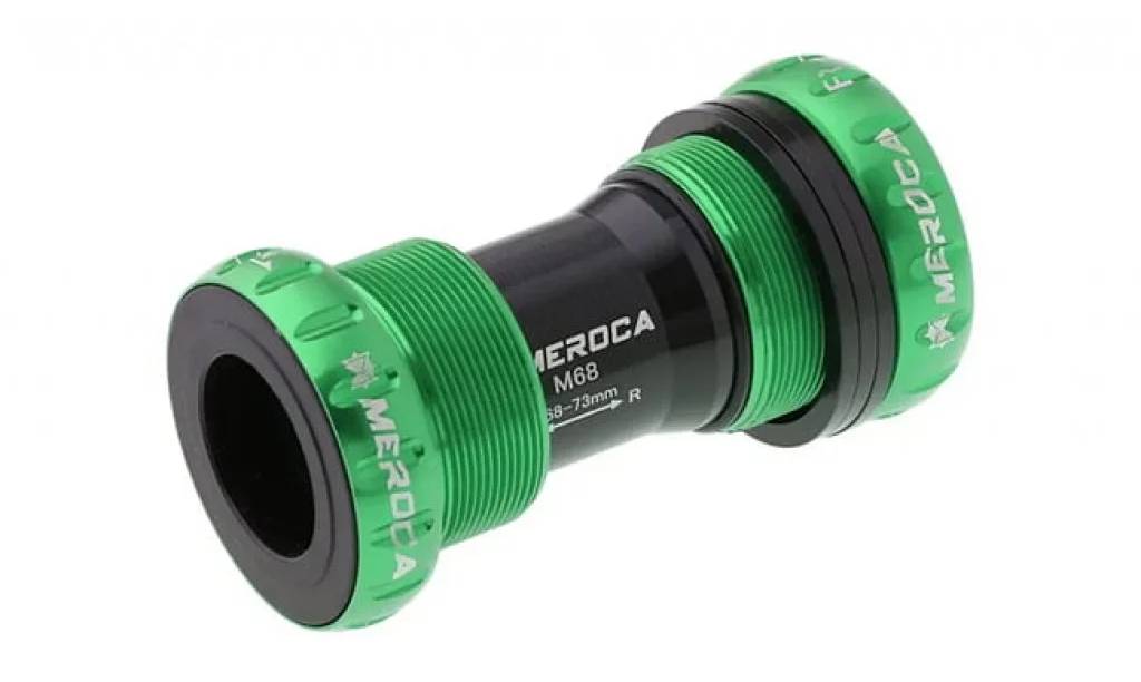 Фотография Каретка Meroca BB52 Hollowtech II BSA зеленый