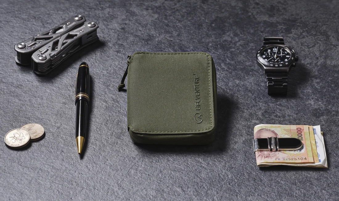 Гаманець Lifeventure Recycled RFID Bi-Fold Wallet olive 2