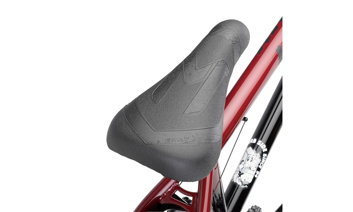 Фотография Велосипед KINK BMX Curb 2022 матовый черно-красный 2