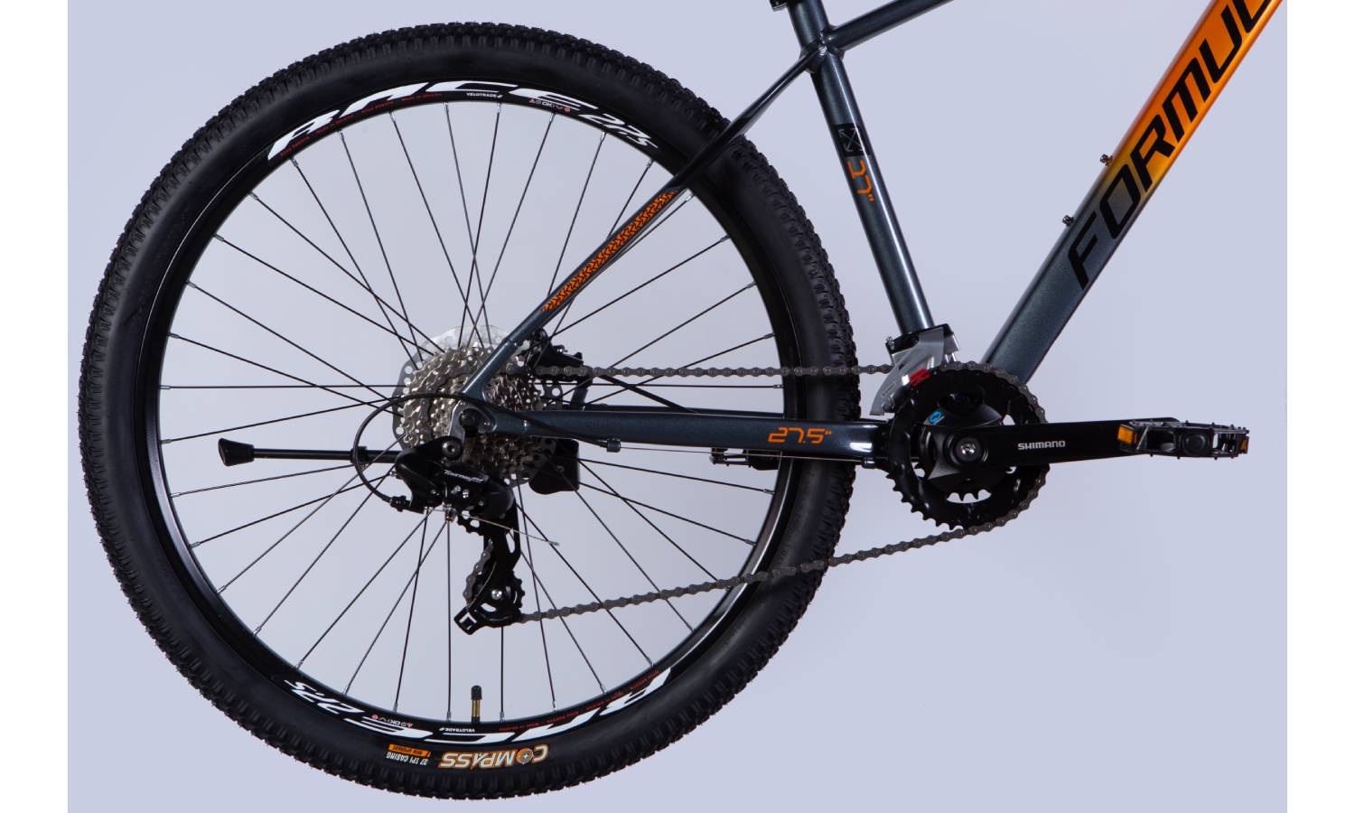 Велосипед Formula DRIVE HDD 27,5" размер L рама 19" 2025 серо-оранжевий 6