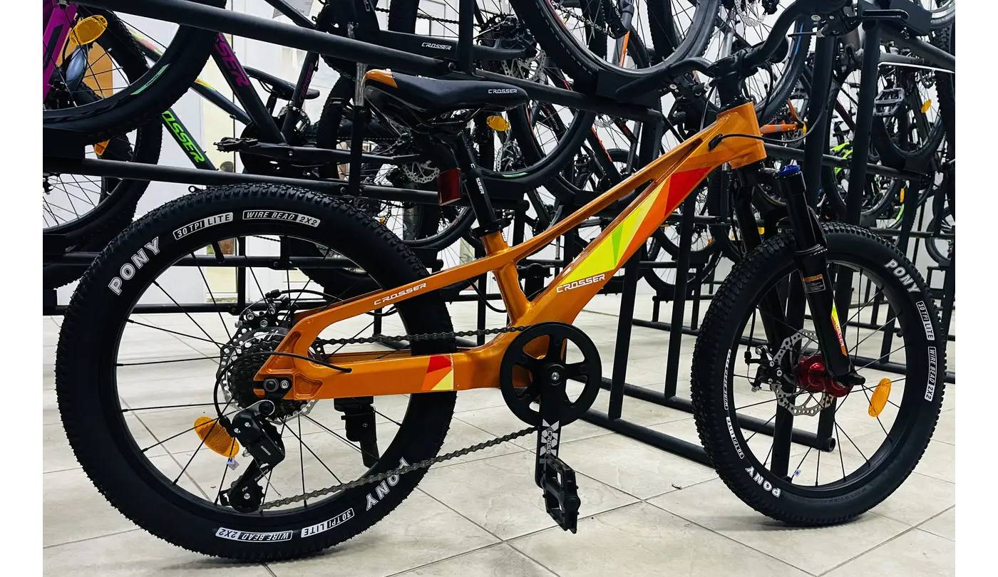 Фотография Велосипед Crosser XMB 20" 2021 оранжевый 9