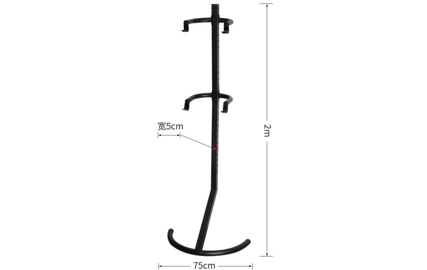 Стійка Kands вертикальна на два велосипеди 2
