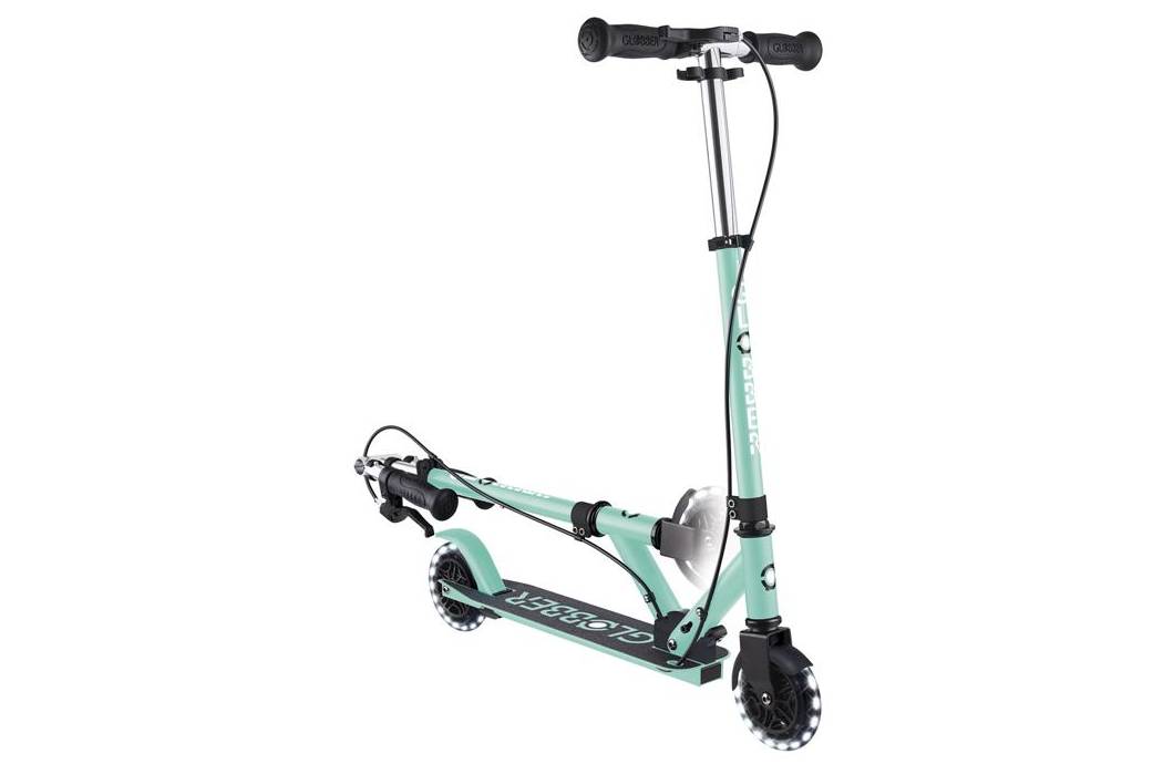 Самокат GLOBBER серии FLOW ELEMENT JUNIOR LIGHTS, мятный, колеса с подсветкой, 3+ 8