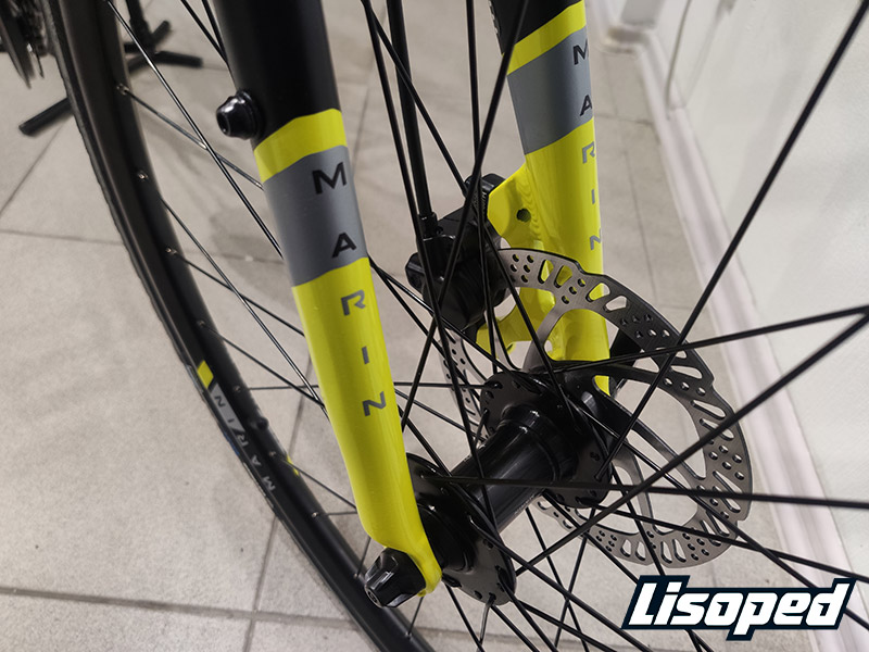 Велосипед Marin FAIRFAX 2 28" (2020) 2020 Чорно-жовтий 5