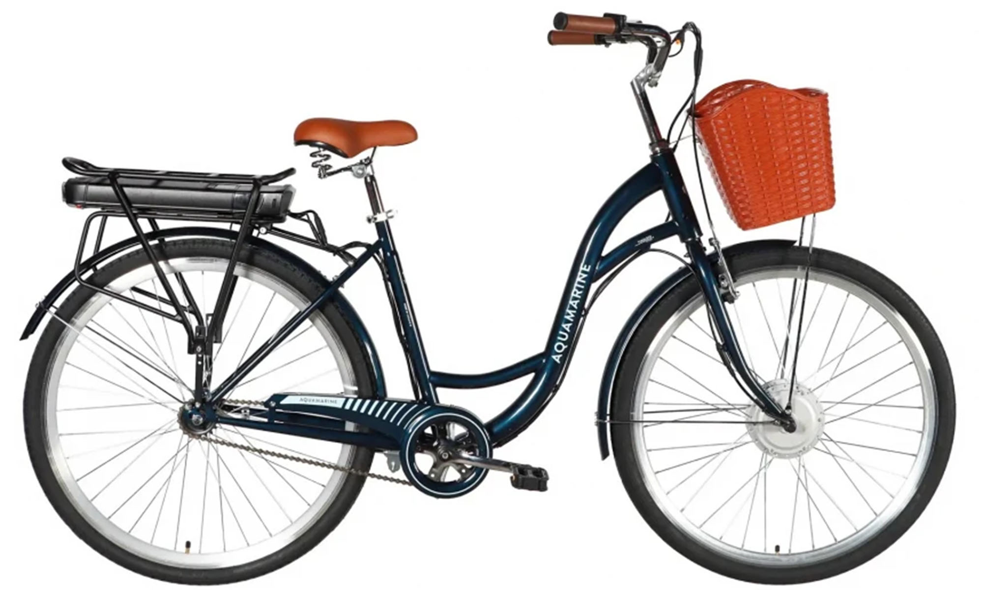 Велосипед с электроприводом Dorozhnik eAQUAMARINE BH 28", размер L, рама-19", 36 B 13 А*ч 500 Вт, год 2026, темно-синий