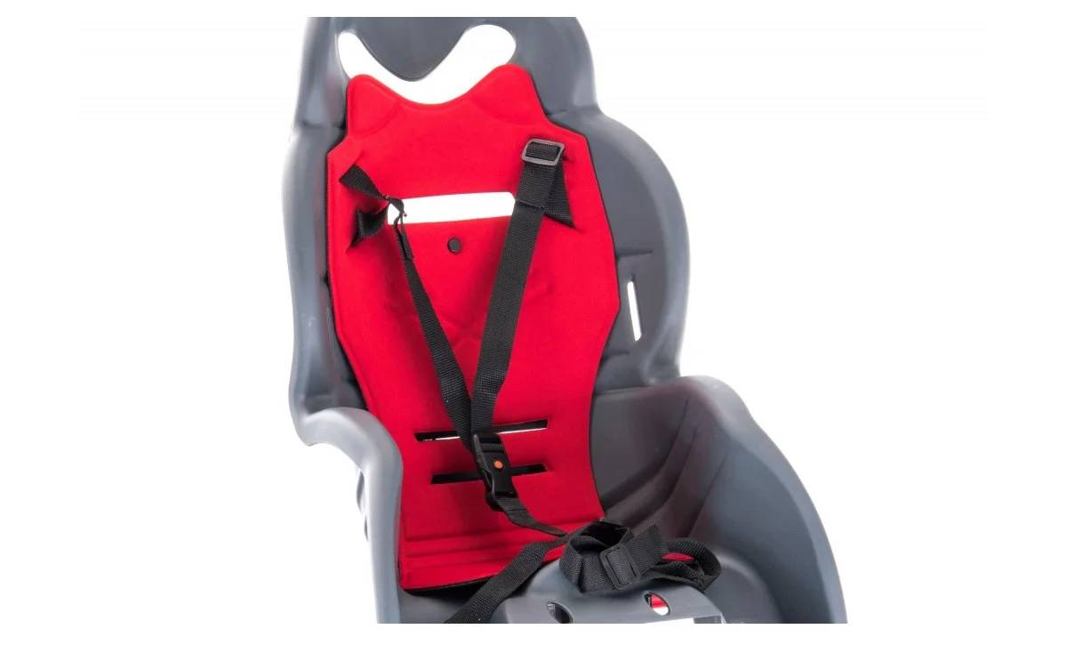 Вело кресло детское HTP Sanbas на багажник, до 22кг серый 5