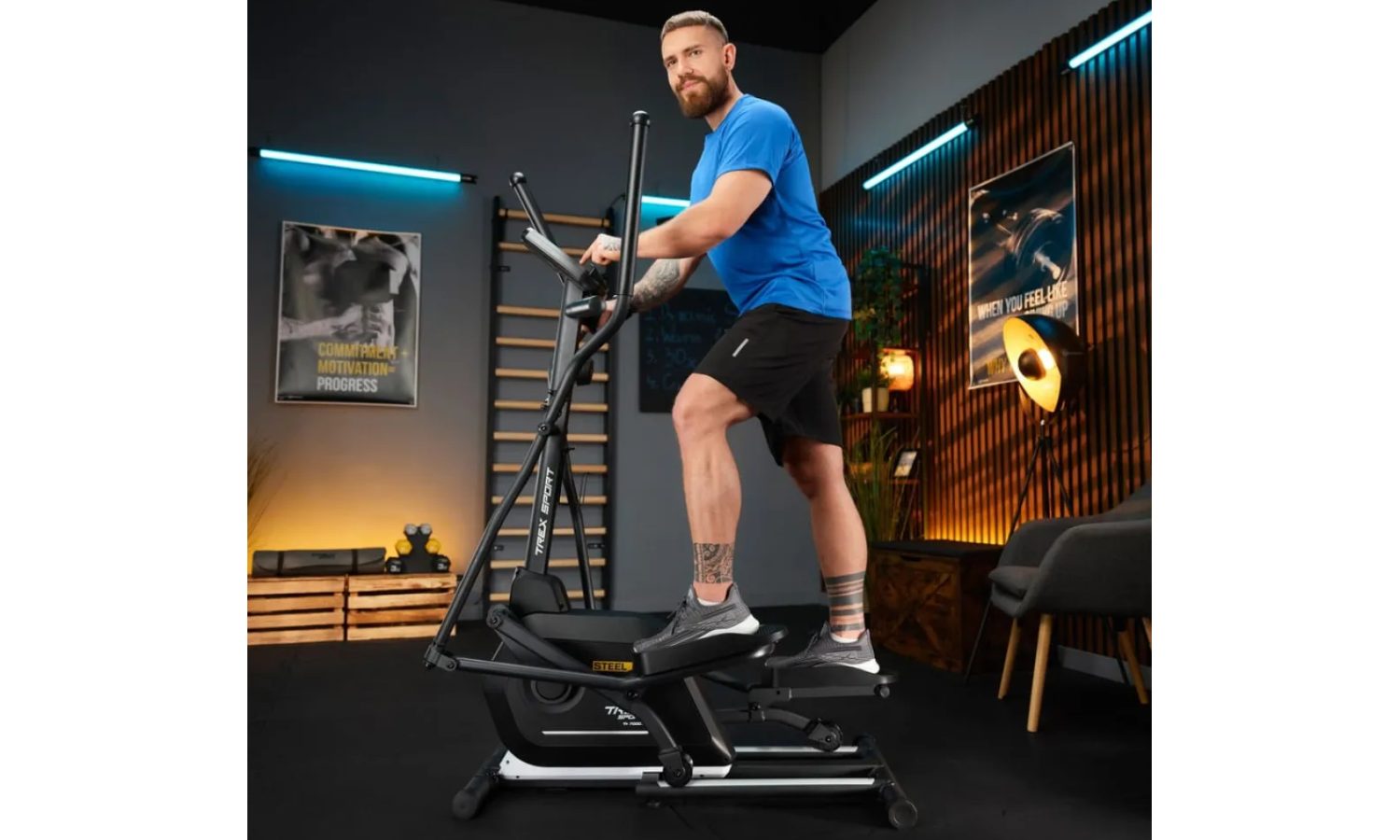 Орбітрек Trex Sport TX-700CT Steel магнітний чорний 17