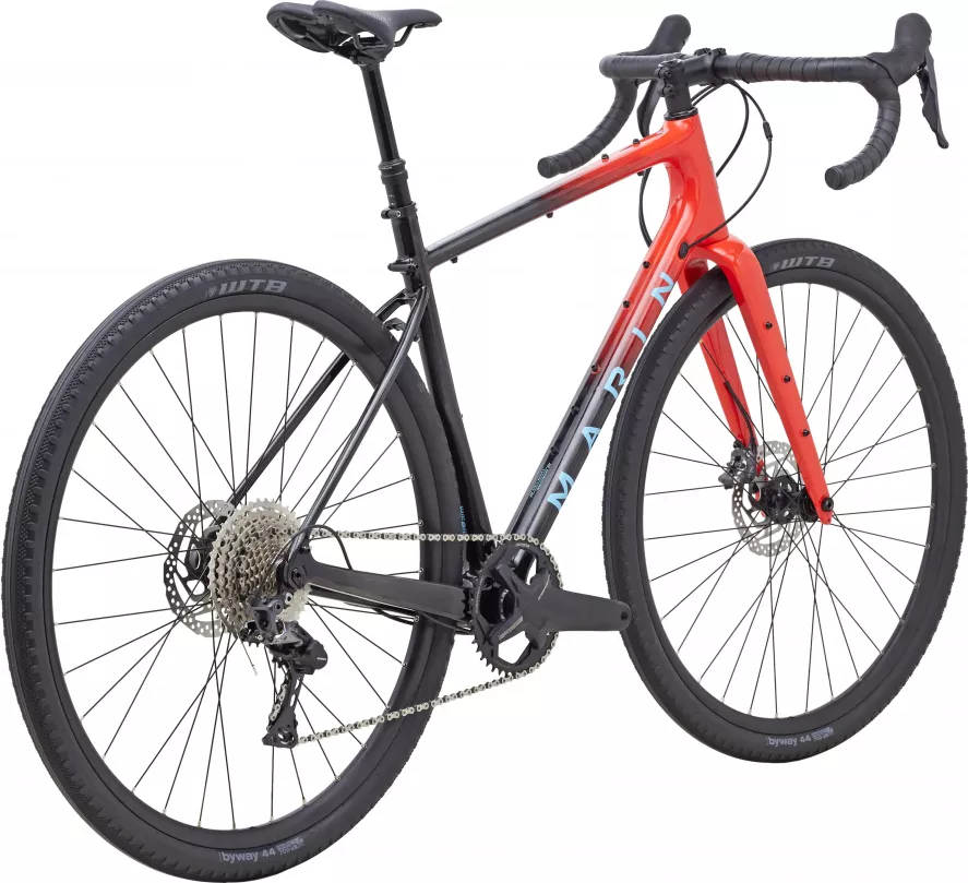 Фотографія Велосипед Marin HEADLANDS 2 28" розмір S, рама 52см 2023 Чорно-червоний 3