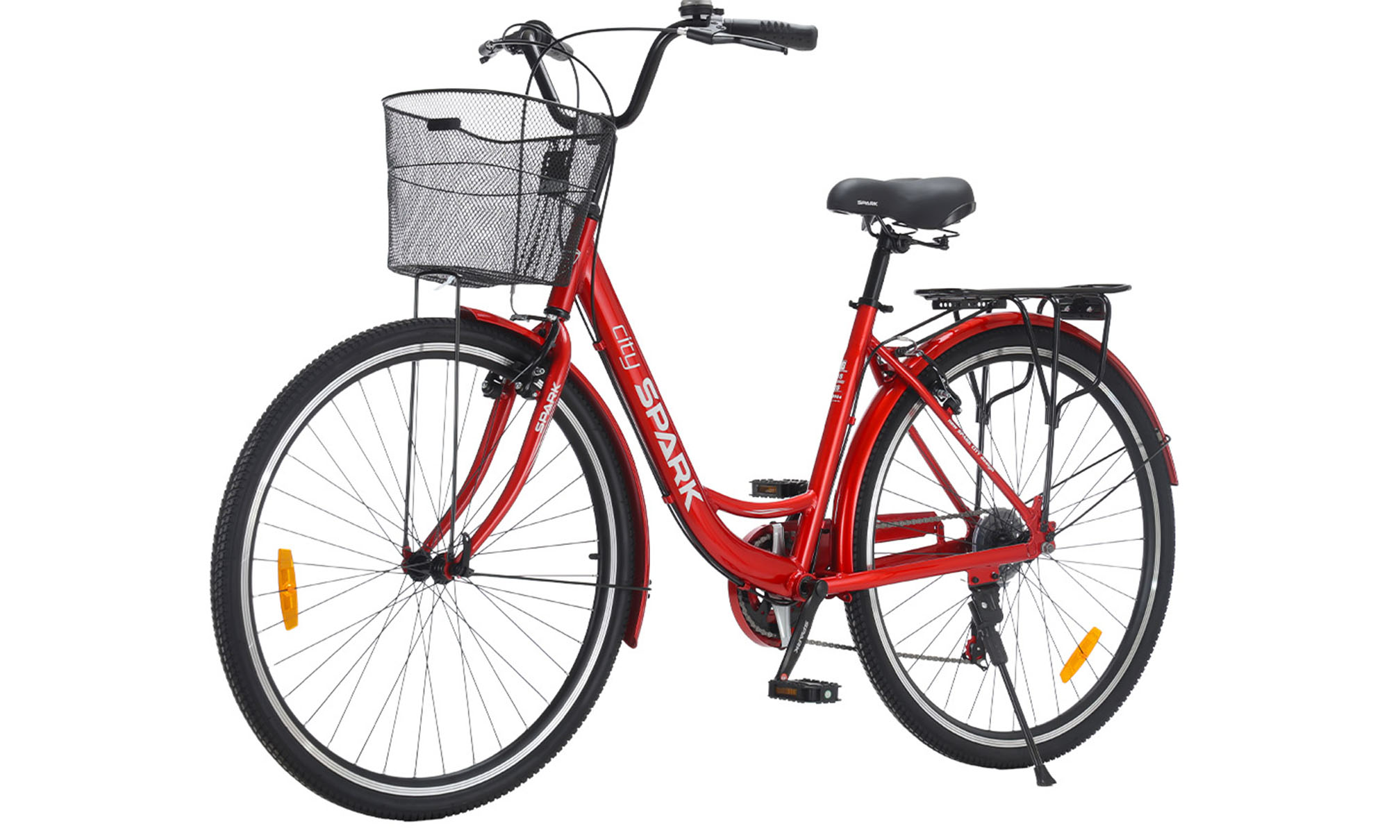 Велосипед SPARK CITY CELINE 28", размер L, рама 18", год 2026, красный 3 Велосипед SPARK CITY CELINE 28", размер L, рама 18", год 2026, красный 3