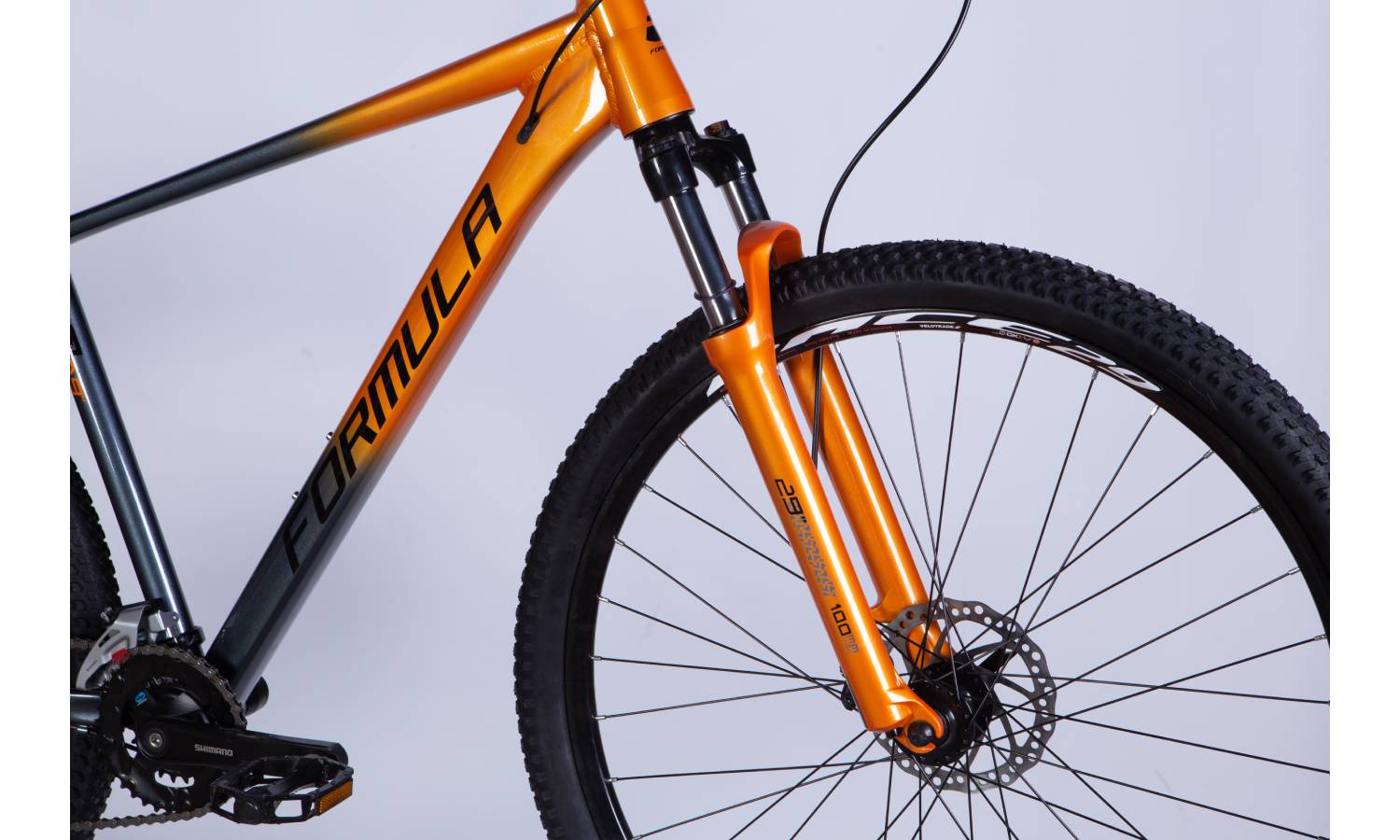 Велосипед Formula DRIVE HDD 29" размер ХL рама 21" 2025 серо-оранжевый 4