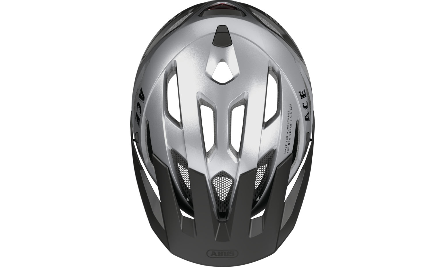 ABUS URBAN-I 3.0 ACE GLEAM SILLE, розмір M (52-58 см), срібло 2