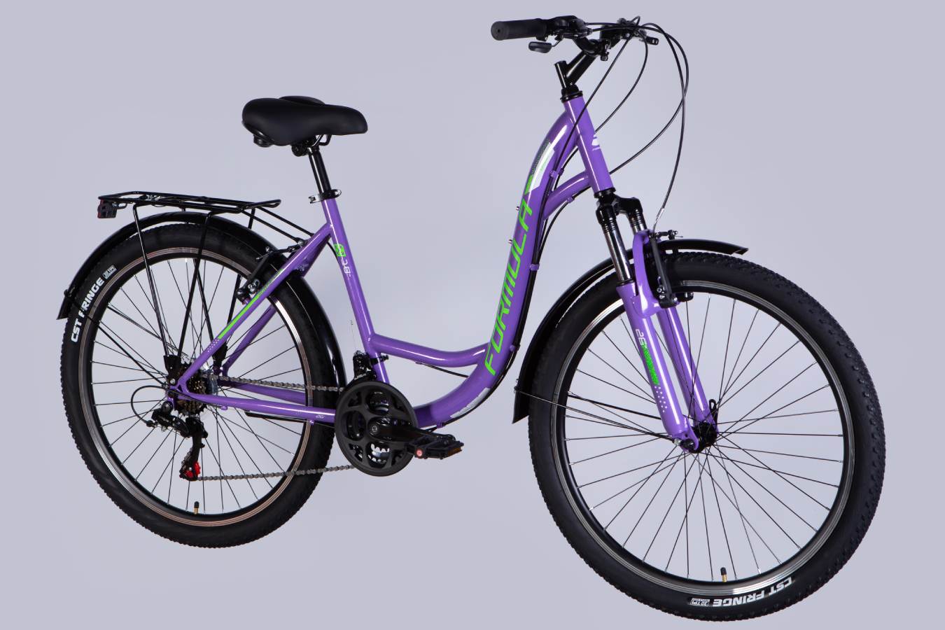 Велосипед Formula OMEGA Vbr FR 26", розмір M, рама-18", 2025, фіолетовий 7