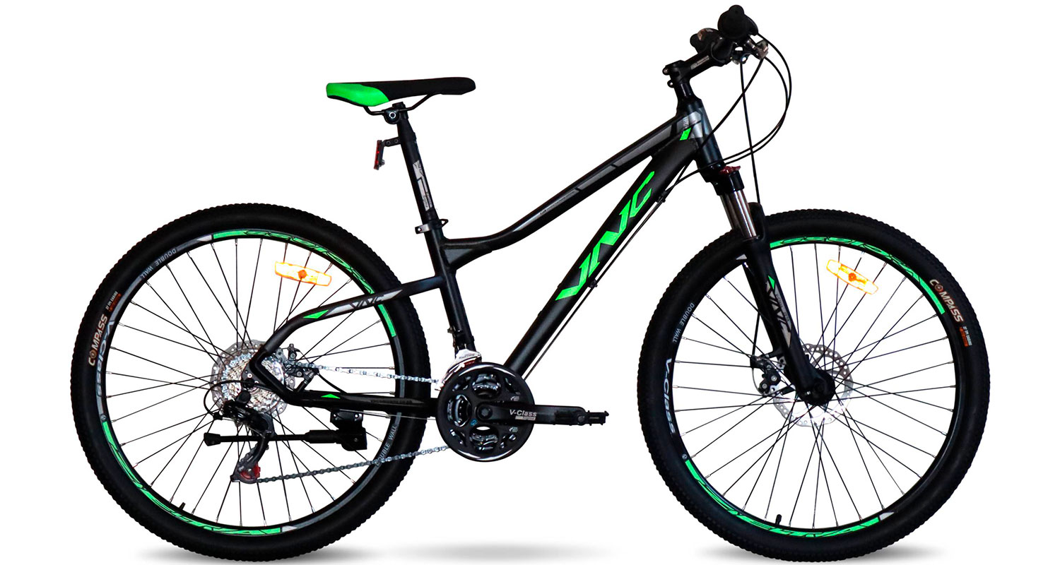 Велосипед VNC MontRider A3 26" размер XS 2022 Черно-зеленый