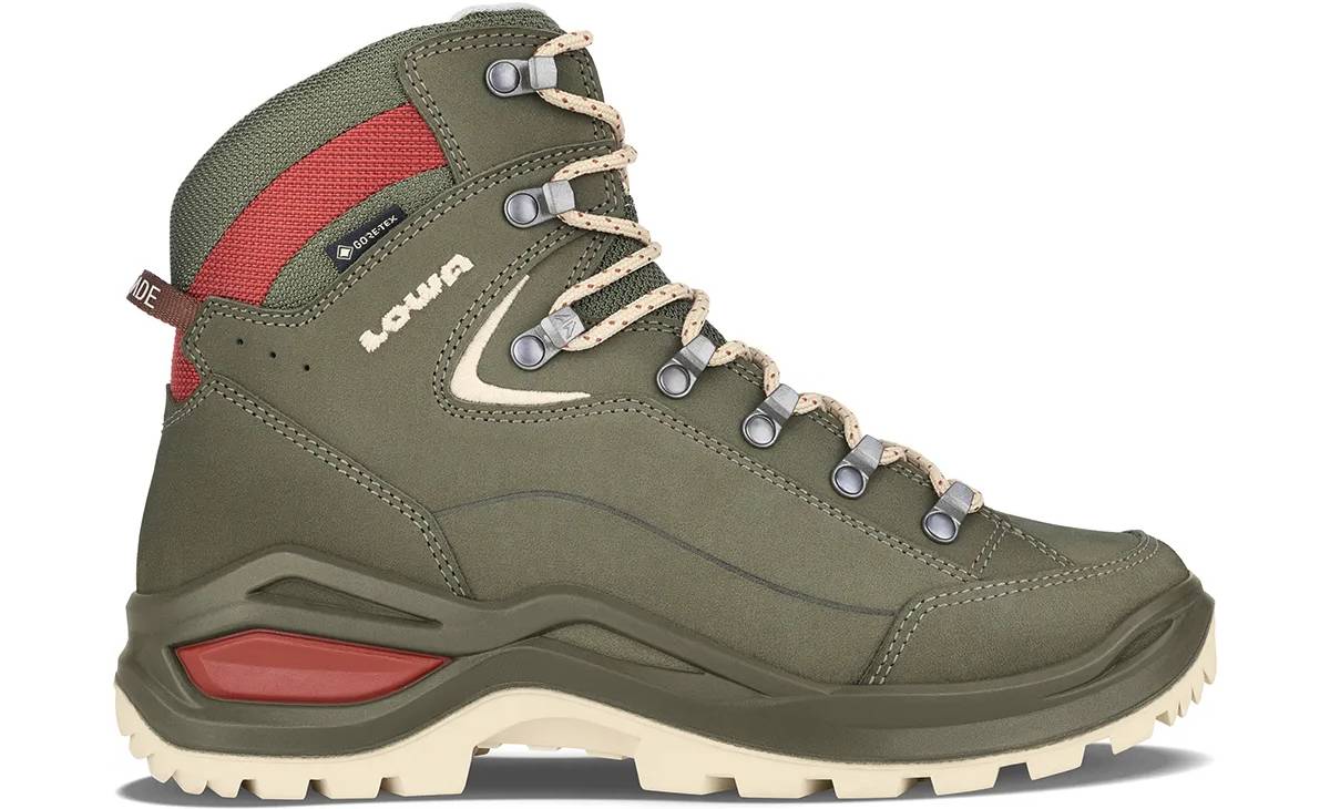 Фотография Ботинки женские LOWA Renegade Evo GTX MID W grey green-panna размер 39.5 