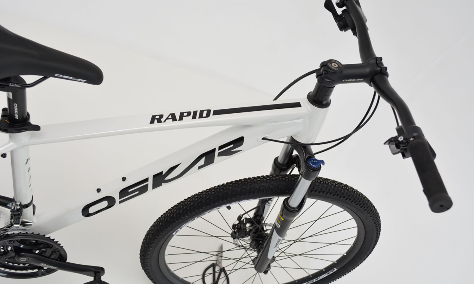Велосипед Oskar Rapid 2.0 27,5", размер S, рама 15, год 2026, белый 3 Велосипед Oskar Rapid 2.0 27,5", размер S, рама 15, год 2026, белый 3