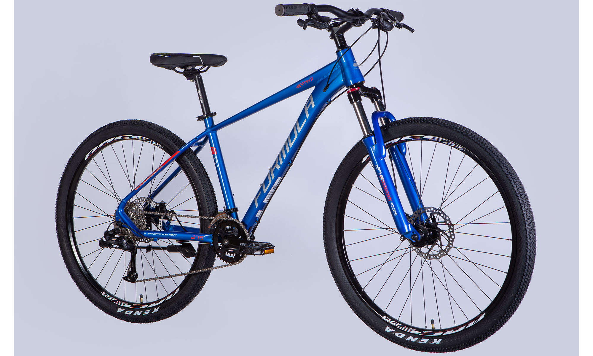 Велосипед Formula ZEPHYR 2.0 DD CS 27,5", размер M, рама 17", 2025, синий  2