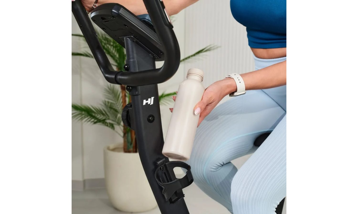 Велотренажер Hop-Sport HS-3000H Nexon магнітний сірий 5