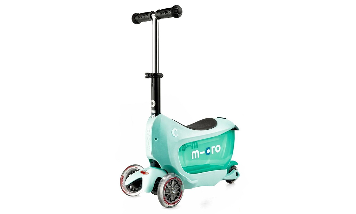 Самокат детский Mini Micro 2go Deluxe Мятный 3