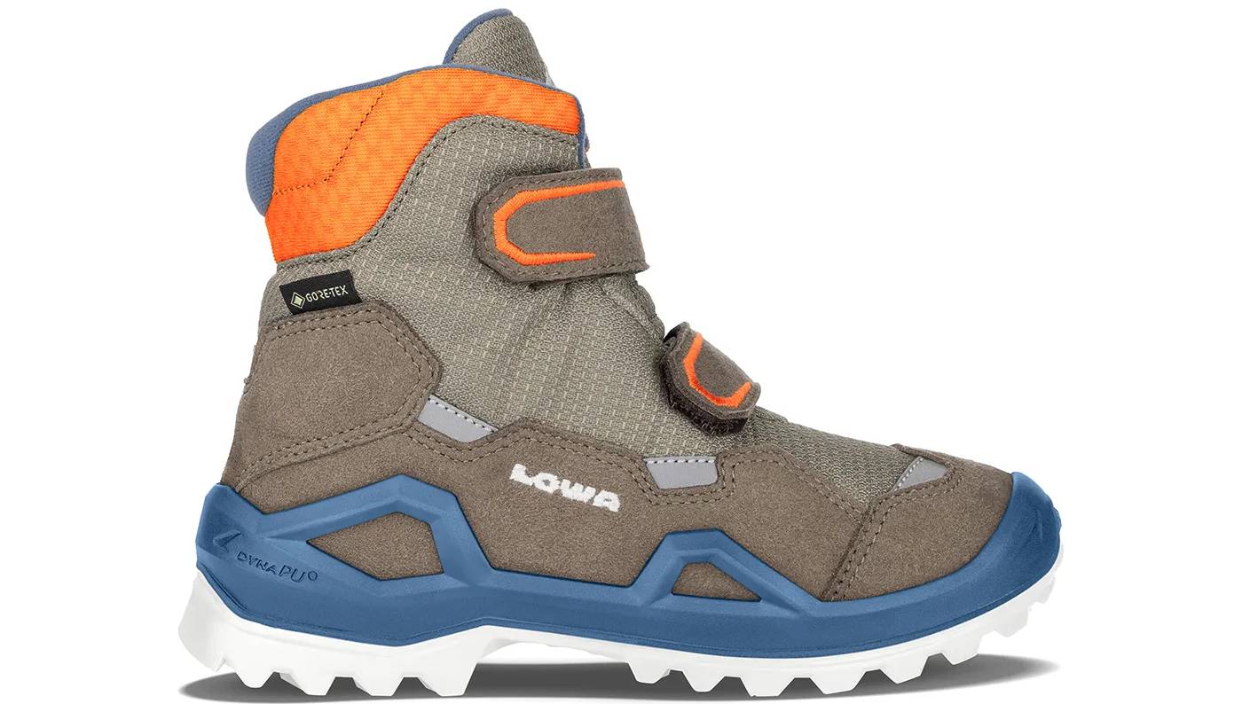 Фотографія Ботинки детские LOWA Milo Evo GTX MID Jr brown-orange размер 39.0 6