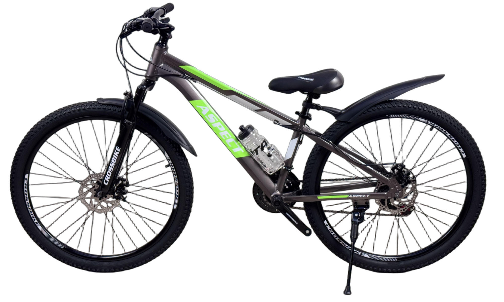 Велосипед CrossBike Aspect 24", размер XXS, рама 11", год 2026, Темно серый 2