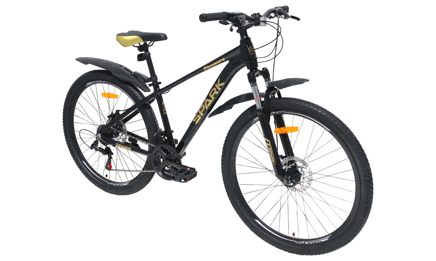 Велосипед SPARK PLEASURE 27,5", размер S, рама 15", 2025, черный 4
