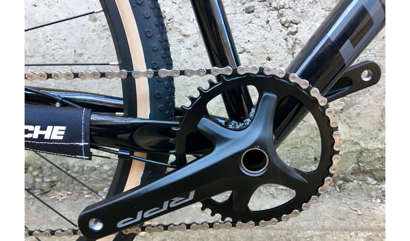 Фотография Велосипед DeMARCHE Gravel Stone 1x11 28" размер М 2022 Черный 5