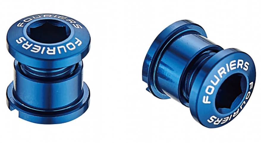 Бонки звезд шатуна Fouriers M001 7мм Full CNC 10г/5шт, синий 2