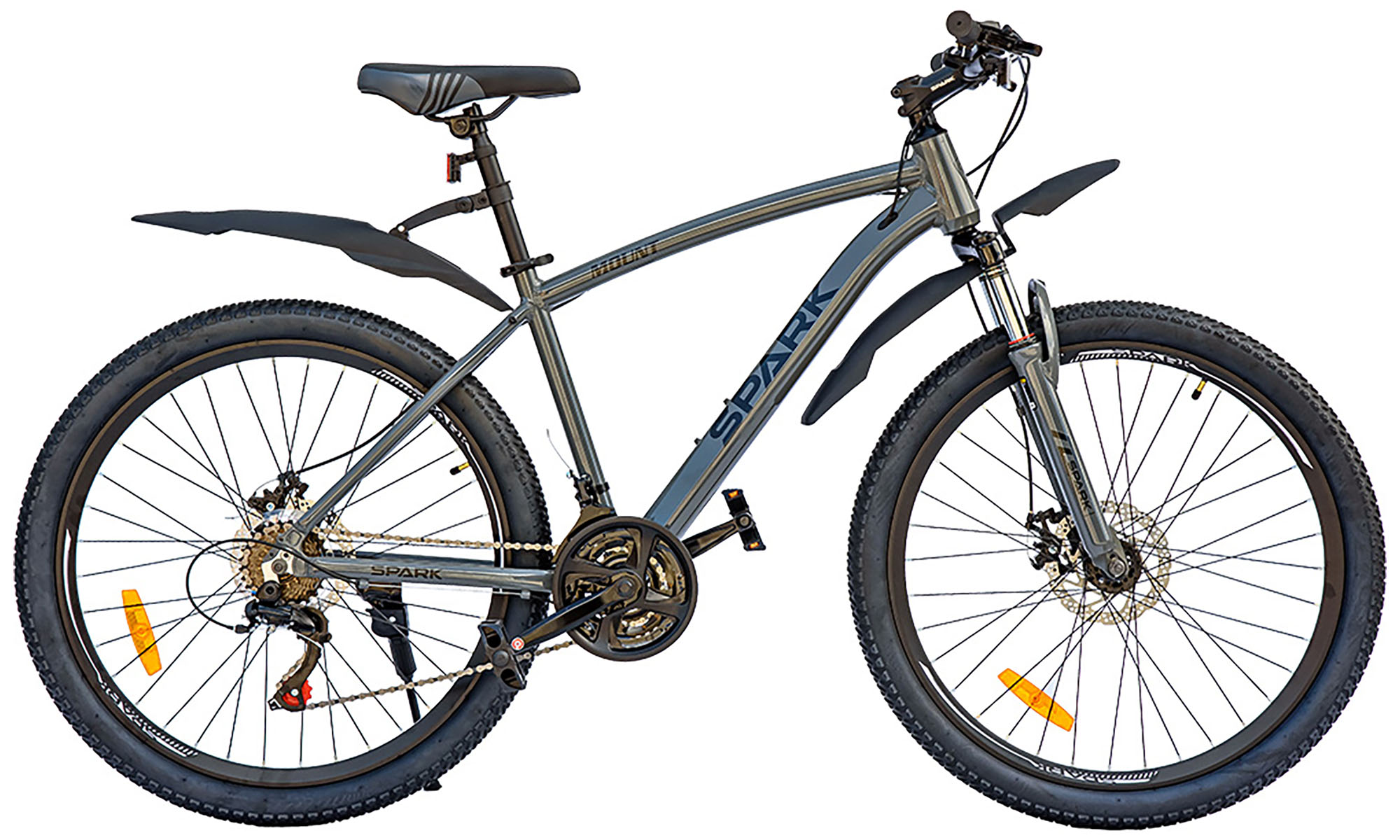 Велосипед SPARK MOUNT 26", розмір M, рама 17", рік 2025, сірий 