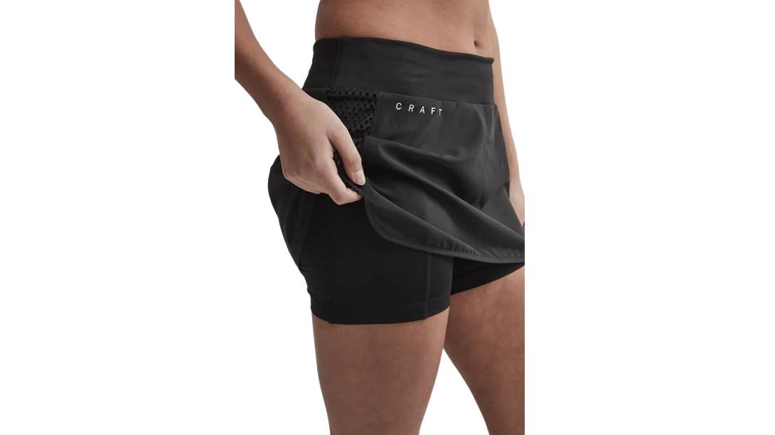 Юбка Craft Сharge Skirt женская, размер XS, сезон SS 19, черный 3