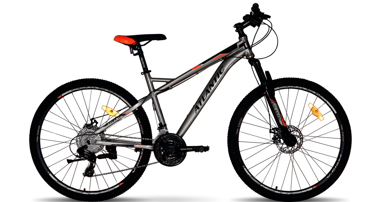 Велосипед Atlantic Rekon DX 27,5" размер M рама 17" 2022 Серо-оранжевый