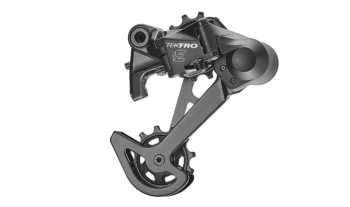 Задний переключатель на 8 или 9 скоростей TEKTRO RD-M350, средняя лапка, клатч механизм, под кассету до 46з, черный