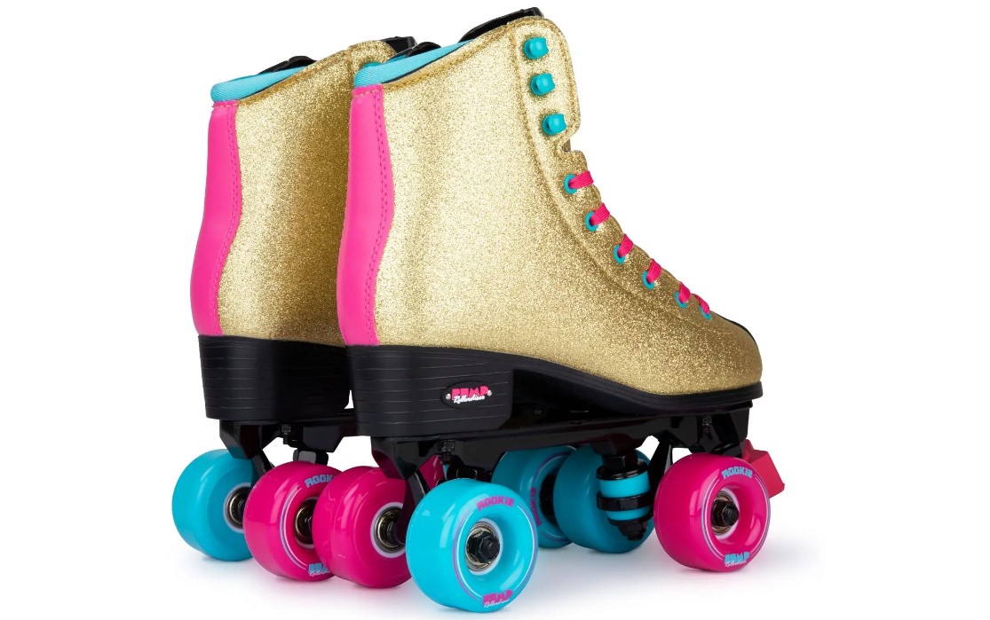 Ролики квады Rookie BUMP Rollerdisco Gold размер 34 3