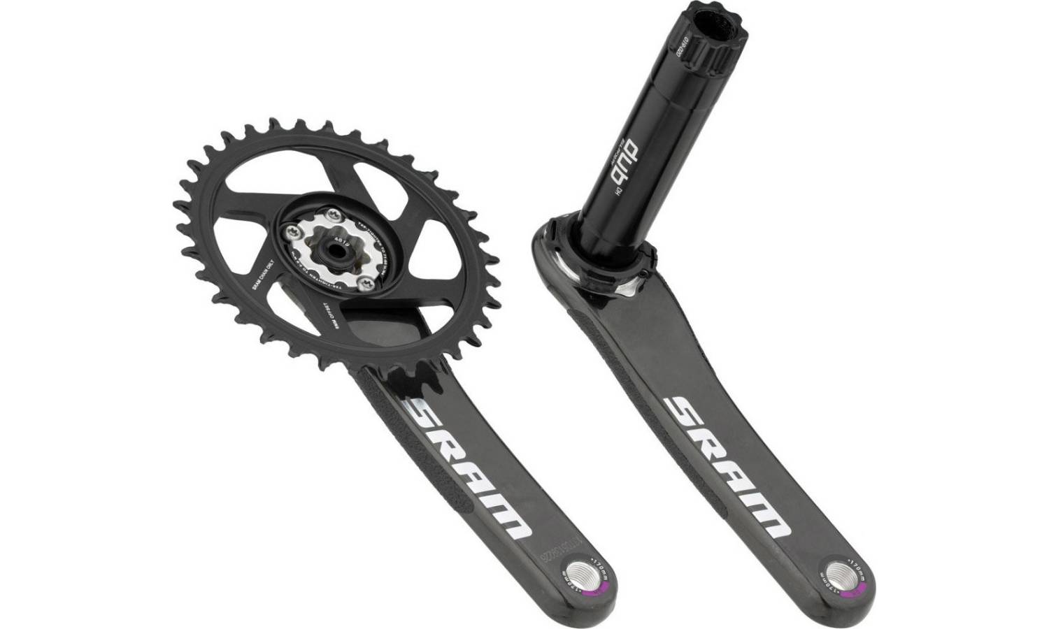 Фотография Шатуны Sram set X01 All Downhill DUB83 170 w Direct Mount 34t X-SYNC 2 Chainring Black B1 3