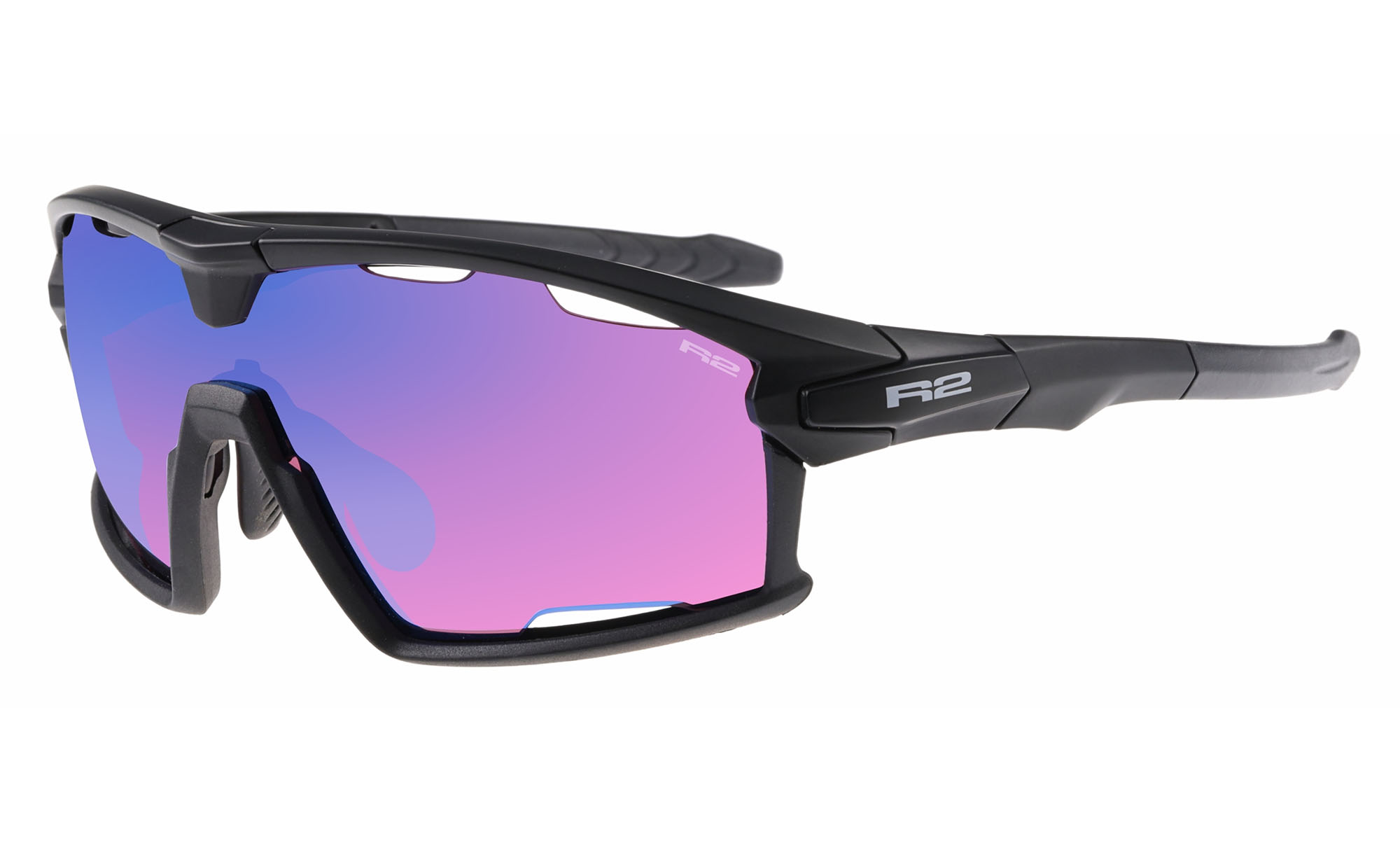 Очки R2 ROCKET черные (PC), линза pink (HD), покрытие blue revo, кат. 3 