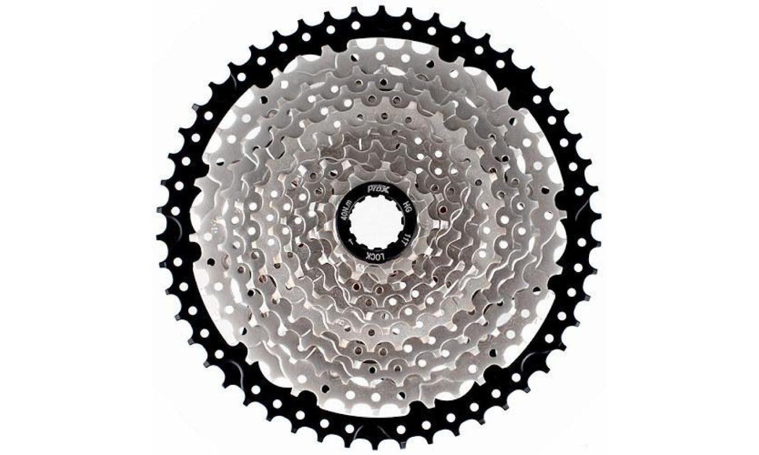 Кассета ProX 11 скоростей, 11-50, серебристо-черная 