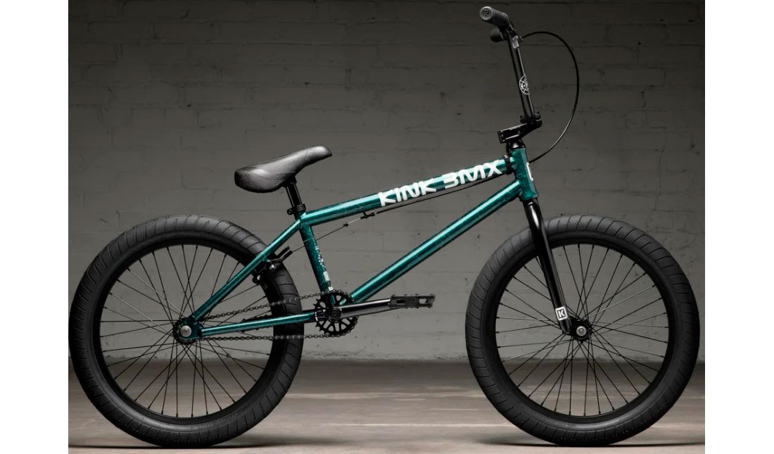 Фотография Велосипед KINK BMX LAUNCH 20" (ТТ 20,25") 2022 Gloss Galaxy Green 6