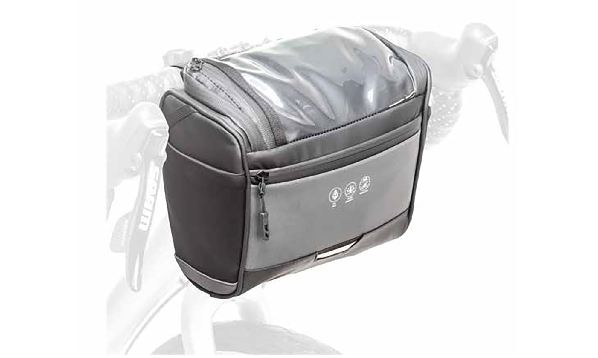 Сумка на руль ONRIDE Handy 20, объем 4 л, водоотталкивающая ткань, светоотражающая вставка