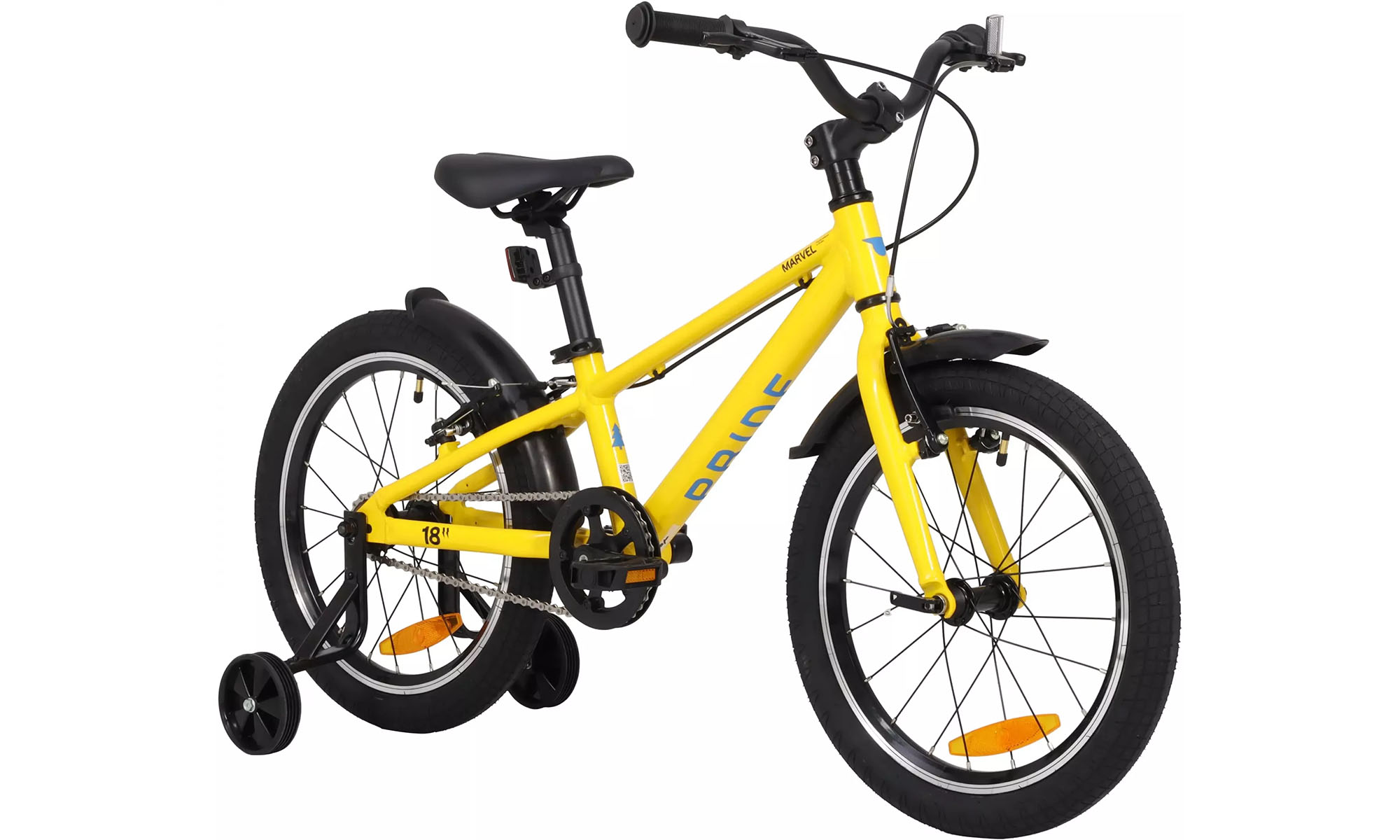 Велосипед Pride MARVEL 18", One Size, 2025, желтый 4 Велосипед Pride MARVEL 18", One Size, 2025, желтый 4