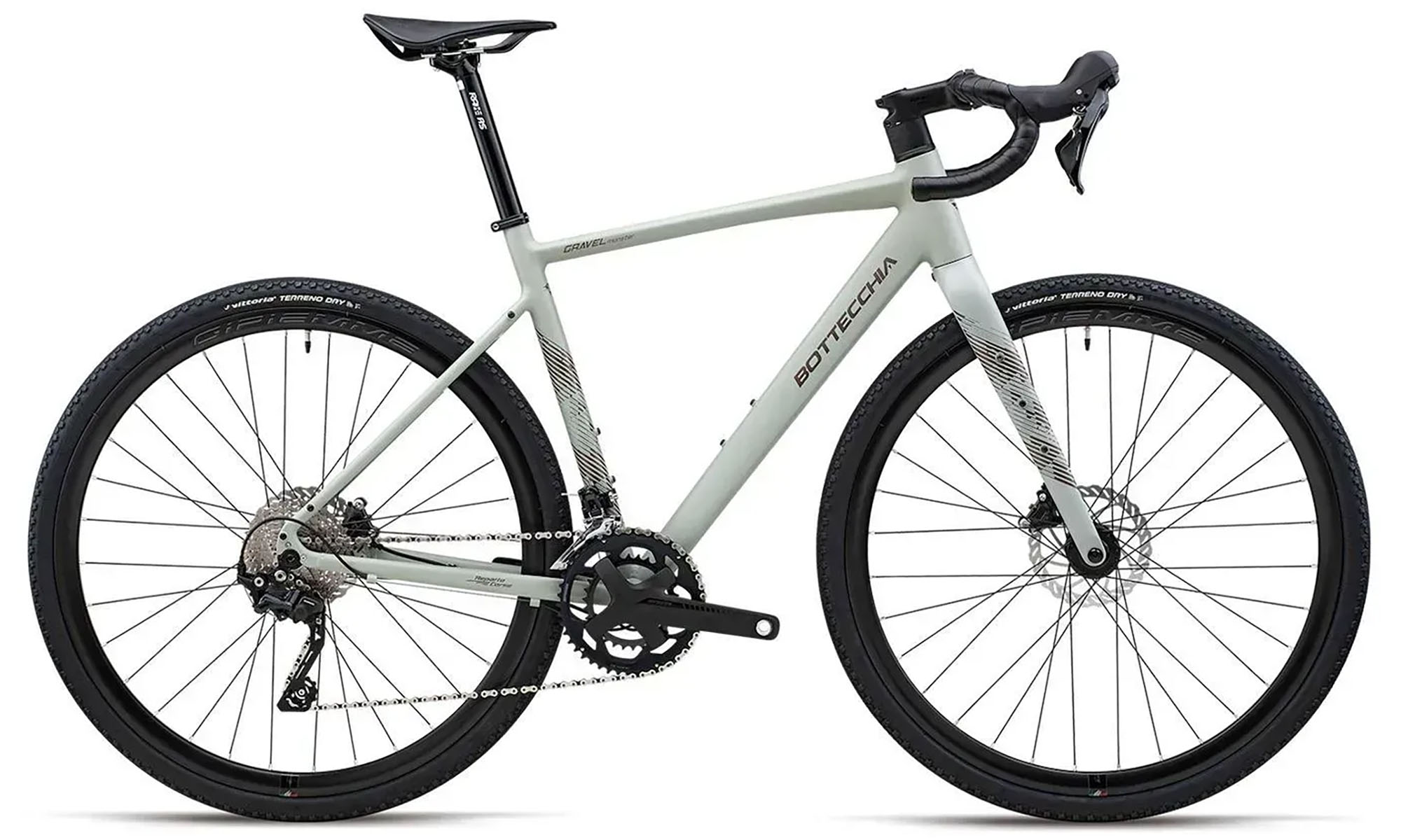 Велосипед Bottecchia Gravel Monster GRX400 28" размер M, рама 51 см, год 2026, серый Велосипед Bottecchia Gravel Monster GRX400 28" размер M, рама 51 см, год 2026, серый